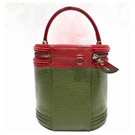 Louis Vuitton-Louis Vuitton Epi Cannes Handbag M48037 in Good Condition-Red