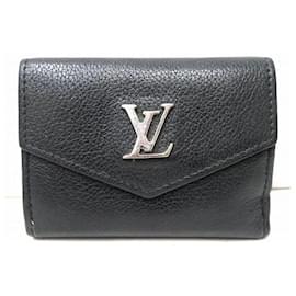 Louis Vuitton-Louis Vuitton Portefeuille Lockmini Leather Short Wallet M63921 in good condition-Other