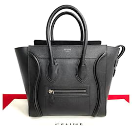 Céline-Celine  Micro Leather Luggage Tote Leather Tote Bag in Good condition-Other