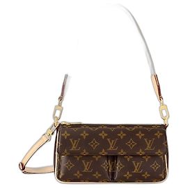 Louis Vuitton LV Vivache' Handtasche Leinwand Braun
