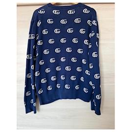 Gucci-Sweaters-Navy blue