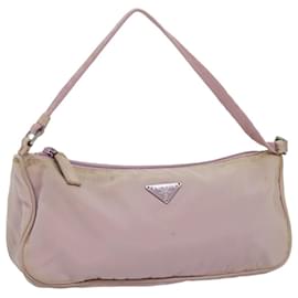 Prada-PRADA Pochette pour Accessoires Nylon Rose Auth bs14799-Rose