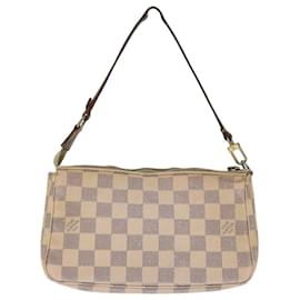 Louis Vuitton-LOUIS VUITTON Damier Azur Pochette Accessoires Pochette N51986 Auth LV 75871-Autre