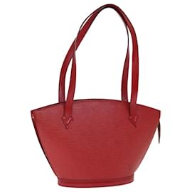 Louis Vuitton-Bolsa de mão longa LOUIS VUITTON Epi Saint Jacques Poignees vermelha M52337 Autenticação de LV 75949-Vermelho