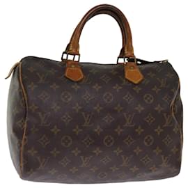 Louis Vuitton-Louis Vuitton Monogram Speedy 30 Hand Bag M41526 LV Auth 76521-Monogram