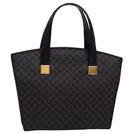 Céline-CELINE Sac à main en toile Macadam PVC Noir Auth 74428-Noir