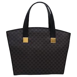 Céline-CELINE Sac à main en toile Macadam PVC Noir Auth 74428-Noir