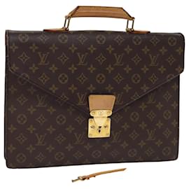 Louis Vuitton-LOUIS VUITTON Monogram Servilleta Conseiller Maletín M53331 LV Auth 76594-Monograma