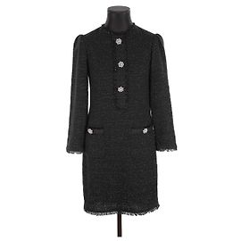 Lk Bennett Vestido de algodón Negro