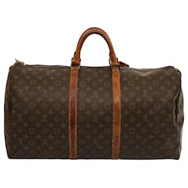 Louis Vuitton-Louis Vuitton Monogram Keepall 55 Boston Bag M41424 LV Auth mr178-Monogram