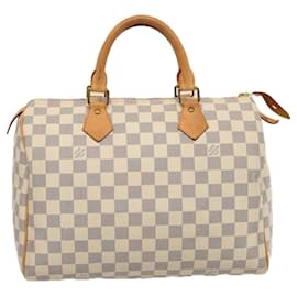 Louis Vuitton-Louis Vuitton Damier Azur Speedy 30 Hand Bag N41533 LV Auth 75484-Other