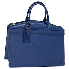 Louis Vuitton-Bolso de mano LOUIS VUITTON Epi Riviera Azul M48185 LV Auth 75931-Azul