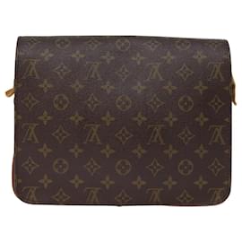 Louis Vuitton-LOUIS VUITTON Monogram Cartouchiere GM Shoulder Bag Vintage M51252 Auth hk1339-Monogram
