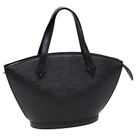 Louis Vuitton-LOUIS VUITTON Epi Saint Jacques Hand Bag Black M52272 LV Auth 76595-Black