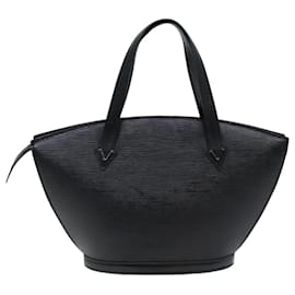 Louis Vuitton-Bolsa de mão LOUIS VUITTON Epi Saint Jacques preta M52272 Autenticação de LV 76595-Preto