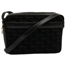 Givenchy-GIVENCHY Shoulder Bag Suede Black Auth bs14794-Black