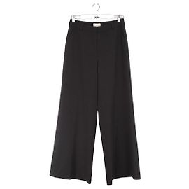 L'Agence Black wide cut pants Black