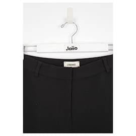 L'Agence-Black wide cut pants-Black