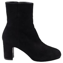 Stuart Weitzman Suede boots Black
