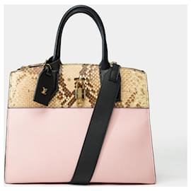 Louis Vuitton-LOUIS VUITTON City Steamer Bag in Pink Leather - 101869-Pink