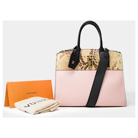 Louis Vuitton-Sac LOUIS VUITTON City Steamer en Cuir Rose - 101869-Rose