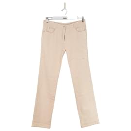 Chloé-Straight pants in cotton-Beige