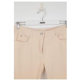 Chloé-Straight pants in cotton-Beige