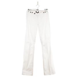 Isabel Marant Jeans bootcut in cotone Bianco