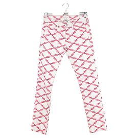 Isabel Marant Etoile Vaqueros slim fit de algodón Blanco