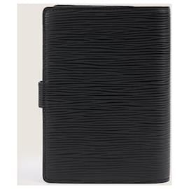 Louis Vuitton-Small Ring Agenda Cover-Black