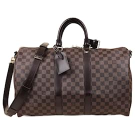 Louis Vuitton-Keepall Bandouliere 45 handbag-Brown