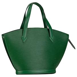 Louis Vuitton-Bolsa Louis Vuitton Epi Saint Jacques PM verde com alça curta-Verde