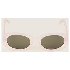 Céline-Oval Frame Sunglasses-Pink