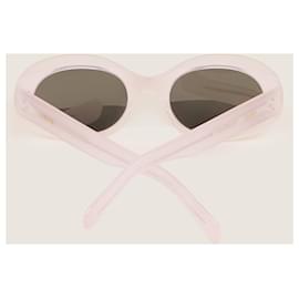 Céline-Oval Frame Sunglasses-Pink