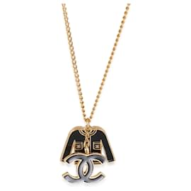 Chanel-Chanel 2002 Fashion Pendant in  Gold Plated-Golden,Metallic