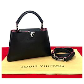 Louis Vuitton-Louis Vuitton Capucines BB Leather Handbag M94517 in excellent condition-Other