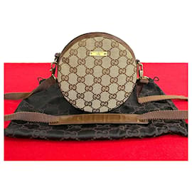 Gucci-Sac à bandoulière Gucci GG en toile Sac à bandoulière en très bon état-Autre