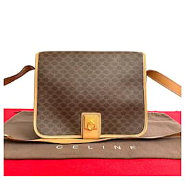 Céline-Celine Macadam Crossbody Bag  Leather Crossbody Bag in Good condition-Other