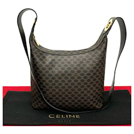 Céline-Celine Macadam Crossbody Bag Leather Crossbody Bag in Excellent condition-Other