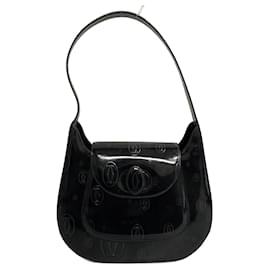 Cartier-Cartier Patent Leather Happy Birthday Shoulder Bag  Leather Handbag in Good condition-Other