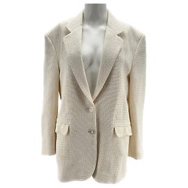 Chaquetas Magda Butrym T.FR 34 Algodón Beige