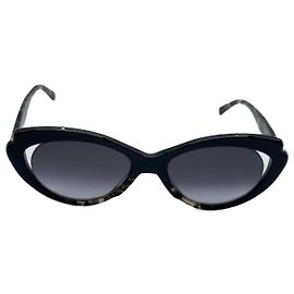 Autre Marque Non Signé / Unsigned sunglasses T.  Plastic Black