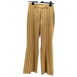 Acne Studios Hose T.FR 34 Wolle Braun
