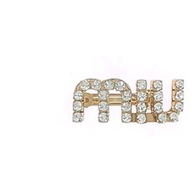 MIU MIU Accessori per capelli T.  metallo D'oro