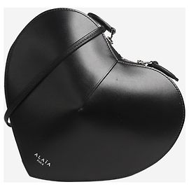 Alaïa Borsa a tracolla Le Coeur in pelle nera Nero