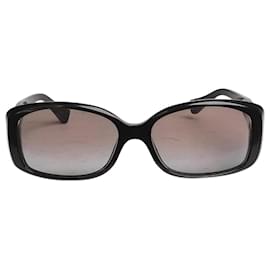 Louis Vuitton-Black rectangular sunglasses - size-Black