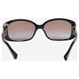 Louis Vuitton-Black rectangular sunglasses - size-Black