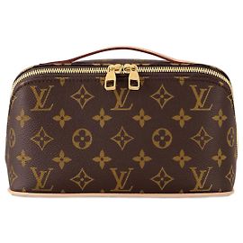 Bolsa de higiene Louis Vuitton Monogram Canvas Marrom Marrom