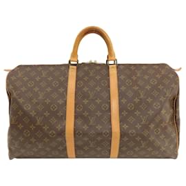 Louis Vuitton-Louis Vuitton Keepall 55-Brown