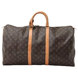 Louis Vuitton-Louis Vuitton Keepall 55-Brown